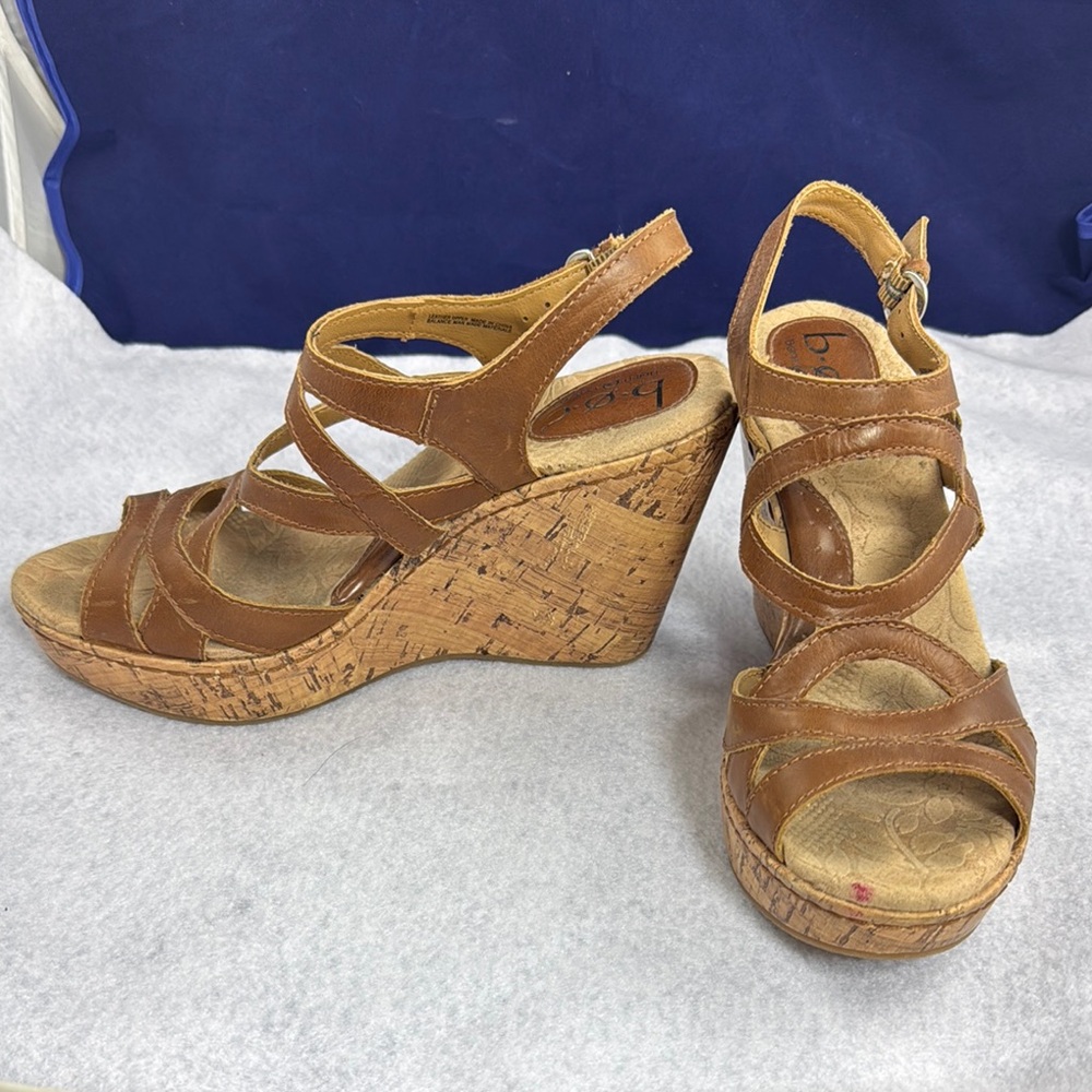 Born Strappy Wedge Sandals